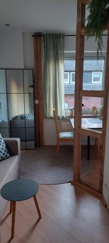Χώρος καθιστικού στο Aasee Apartments