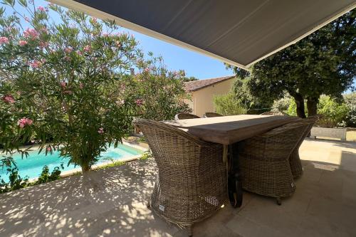 Les Lauriers Roses air-conditioned villa with garden and swimming pool