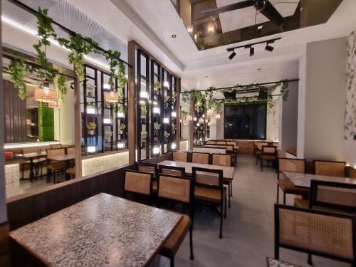 Posezení v ubytování Hotel Aishwarya
