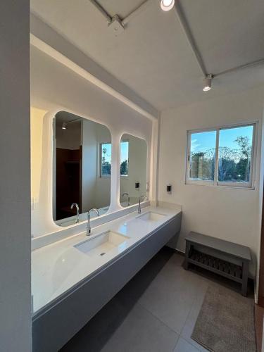 Ein Badezimmer in der Unterkunft Hostel Nube Mía