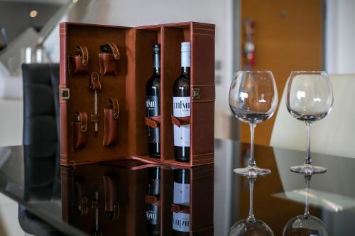 Ποτά στο Coastal Mirage Sunset Reverie Luxury Seaview Apartment