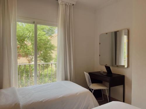 Postel nebo postele na pokoji v ubytování Hotel Agur