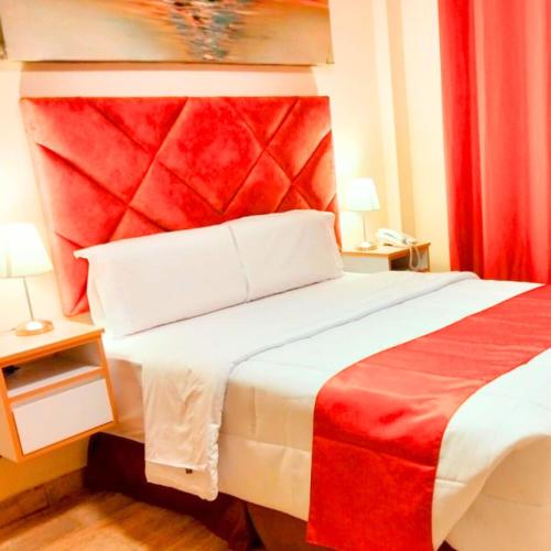 Ένα ή περισσότερα κρεβάτια σε δωμάτιο στο Hotel Soul Mate Inn