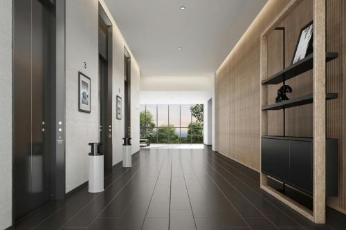an empty hallway with at Sheraton Kunshan Dianshan Lake in Kunshan