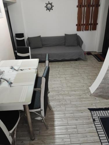 Posezení v ubytování Manu Apartament