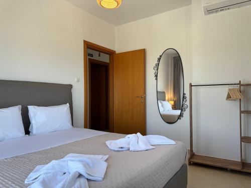 Katil atau katil-katil dalam bilik di Beis Seaview Villa