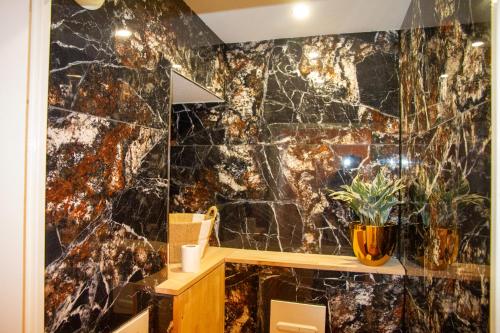 Bilik mandi di Entire apartment for rent