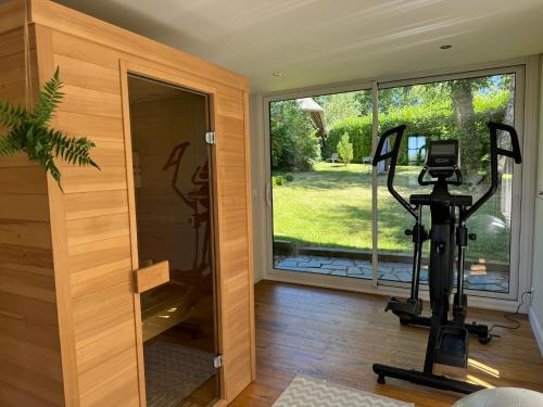 Photo de la galerie de l'établissement Véritable chaumière Normande familiale proche bourg - Sauna - Fitness, à Le Breuil-en-Auge