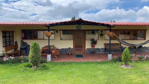 Zahrada ubytování Hacienda la moya, Cotopaxi