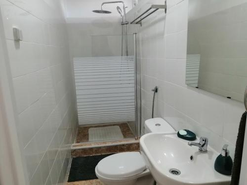 Koupelna v ubytování Ajuda Apartment