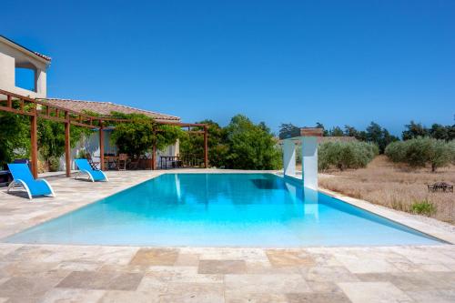 Kolam renang di atau dekat dengan Domaine Des Lucques B&B with Private Infinity Pool & Grand Olive Grove