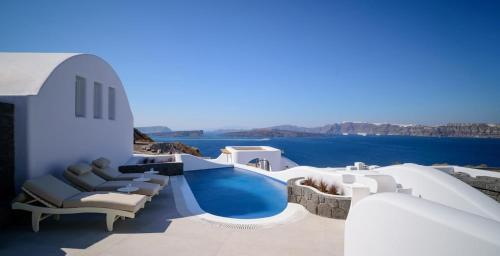 Exquisite Santorini Villa Villa Luna 3 Bedrooms Breathtaking Sea Views