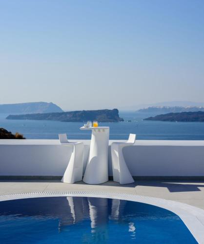 Splendid Santorini Villa Villa Vista 3 Bedrooms Private Pool & Spa Bath
