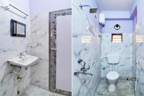 Ένα μπάνιο στο Hotel O Joy Maa Tara Hotel & Restaurant