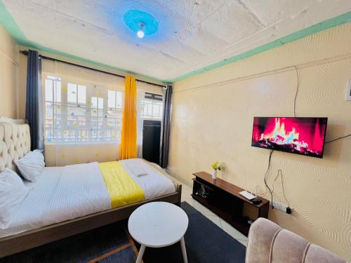 Μια τηλεόραση ή/και κέντρο ψυχαγωγίας στο White Arts homes