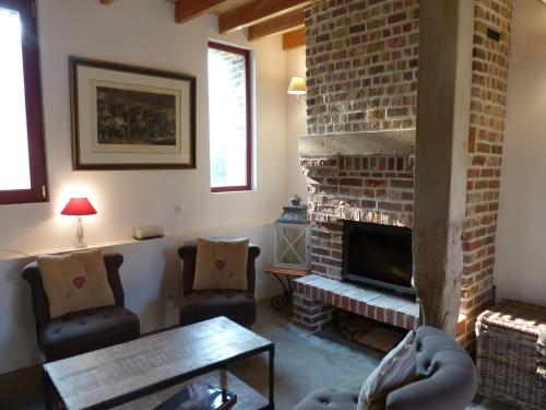 Ruang duduk di Paardenhof Guesthouse