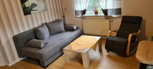 Χώρος καθιστικού στο Ferienwohnung Strudthoff