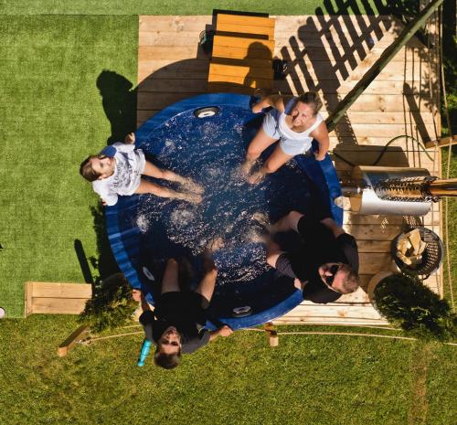 Hosté ubytování Wypoczynek u komperdow Jacuzzi&Basen ogrodowy