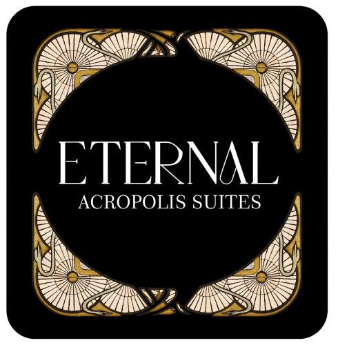 a sign that reads external acropolis suites at Eternal Acropolis Suites in Athens