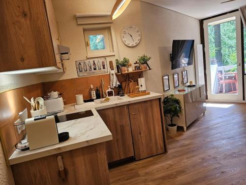 Η κουζίνα ή μικρή κουζίνα στο Studio 25m2 Vars, Chambeyron, Pied de Piste et Confort