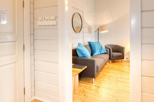 Χώρος καθιστικού στο Hotel Breiddalsvik