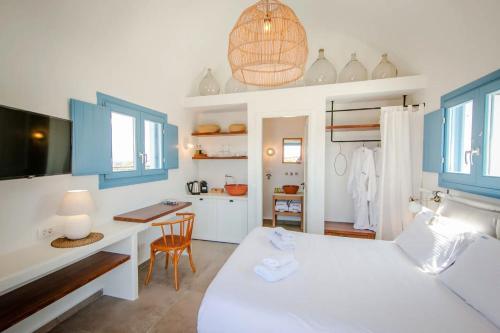 Wonderful Santorini House Villa Mezzo Honeymoon Private Pool Sea Views