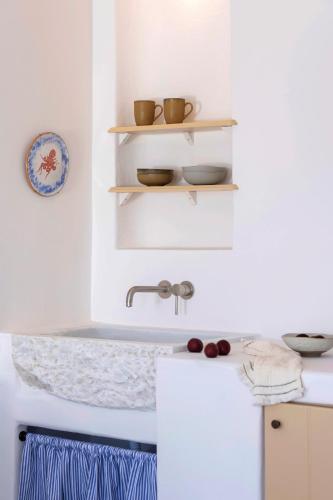 Dapur atau dapur kecil di Panorama Serenity Suites