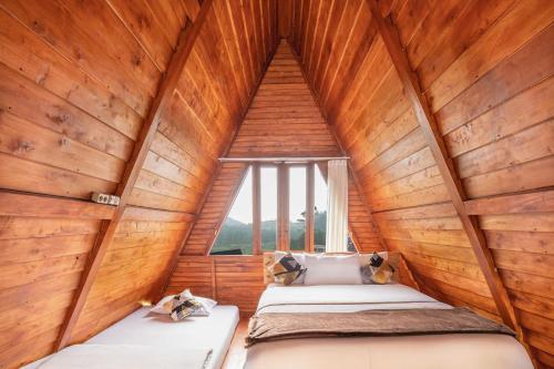 Letto o letti in una camera di Diamond Cabin House