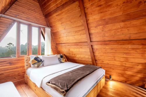 Letto o letti in una camera di Diamond Cabin House