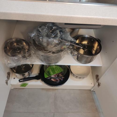 Dapur atau dapur kecil di Studio apartman Laura