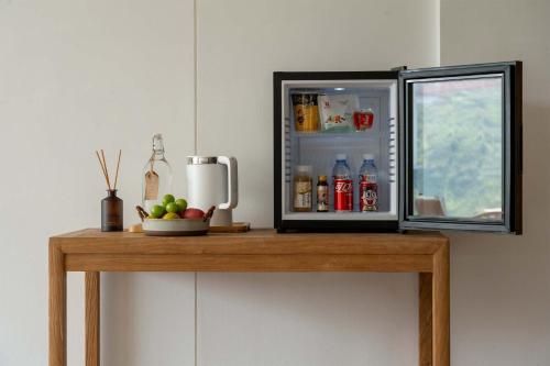 Dapur atau dapur kecil di Mountain View Boutique Hotel