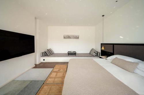 Katil atau katil-katil dalam bilik di Mountain View Boutique Hotel