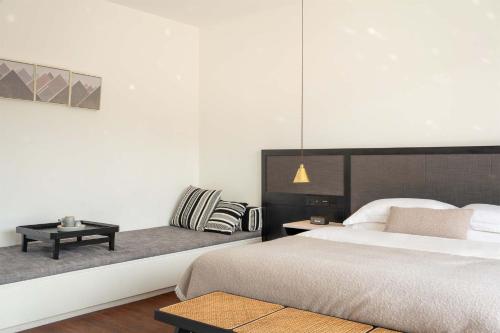 Katil atau katil-katil dalam bilik di Mountain View Boutique Hotel