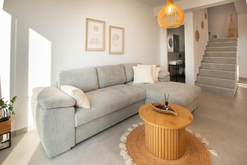 Posezení v ubytování Mediterranean Blue Suites & Villa - Blue Villa