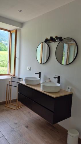 Koupelna v ubytování La Ferme Lazare - maison entièrement rénovée