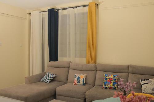 Χώρος καθιστικού στο kahawa sukari home