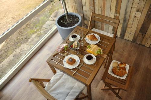 Comida en el camping de lujo o alrededores