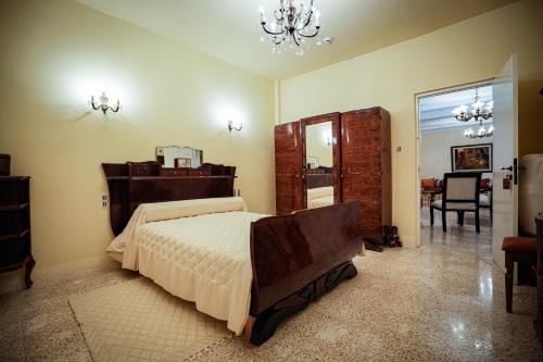 Postel nebo postele na pokoji v ubytování Gîte Feki