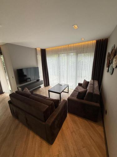 Posezení v ubytování Z-Suites