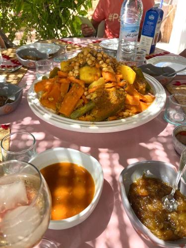 Comida en el bed and breakfast o alrededores