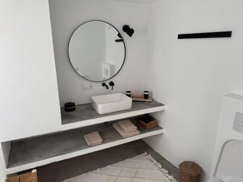 A bathroom at Casa Trece
