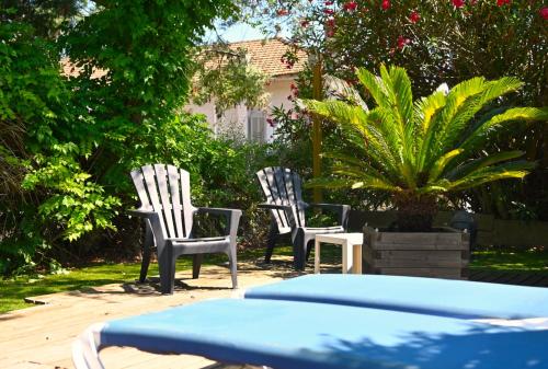 Zahrada ubytování Les Jardins de Bormes, hôtel adult only avec sauna & jacuzzi