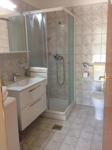 Koupelna v ubytování Goga Apartments