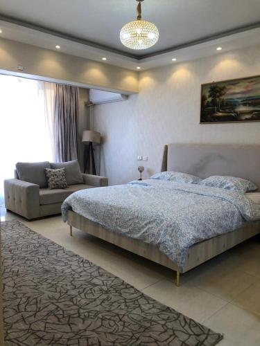 Katil atau katil-katil dalam bilik di Cairo vida apartment