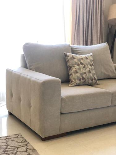 Ruang duduk di Cairo vida apartment