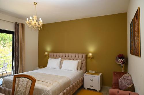 Postel nebo postele na pokoji v ubytování Ducato di Aria , Luxury Apartments