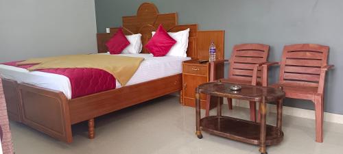 Letto o letti in una camera di Tn27callingkrishholiday