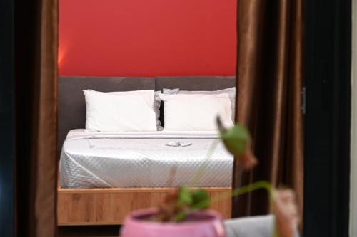 Postel nebo postele na pokoji v ubytování Ducato di Aria , Luxury Apartments