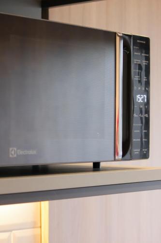 Dapur atau dapur kecil di Cozy and complete studio - Brooklin SP
