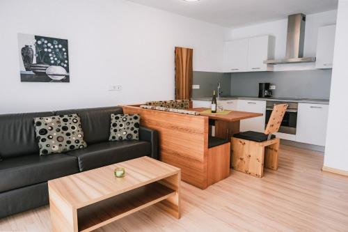 Kuchyň nebo kuchyňský kout v ubytování Residence Bar Pizzeria Sylvanerhof